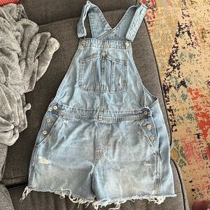 Old Navy Blue Denim Overalls